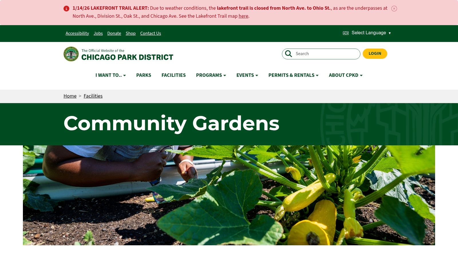 Chicago Park District – Community Gardens in the Parks