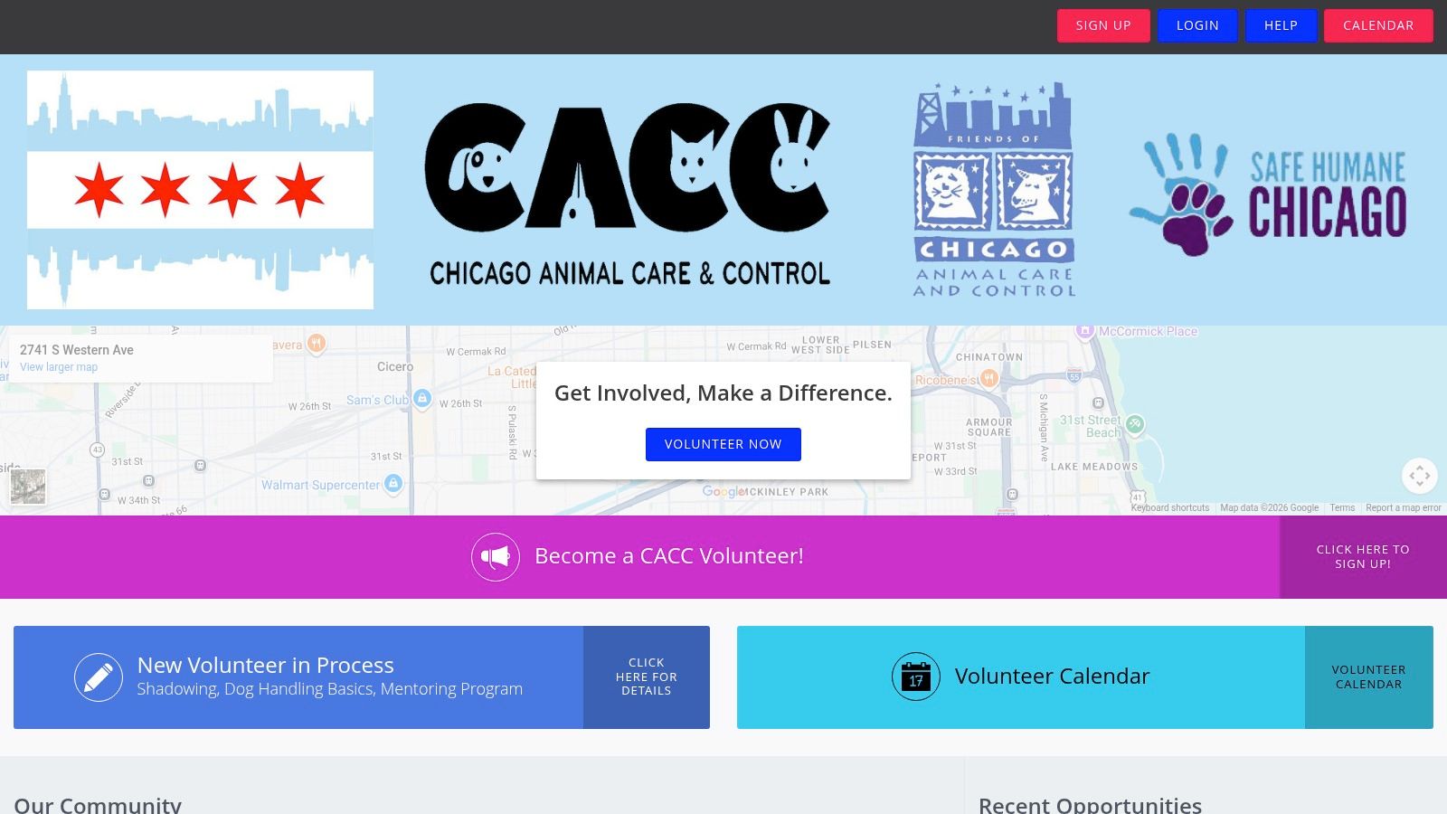 Chicago Animal Care & Control — Official Volunteer Portal