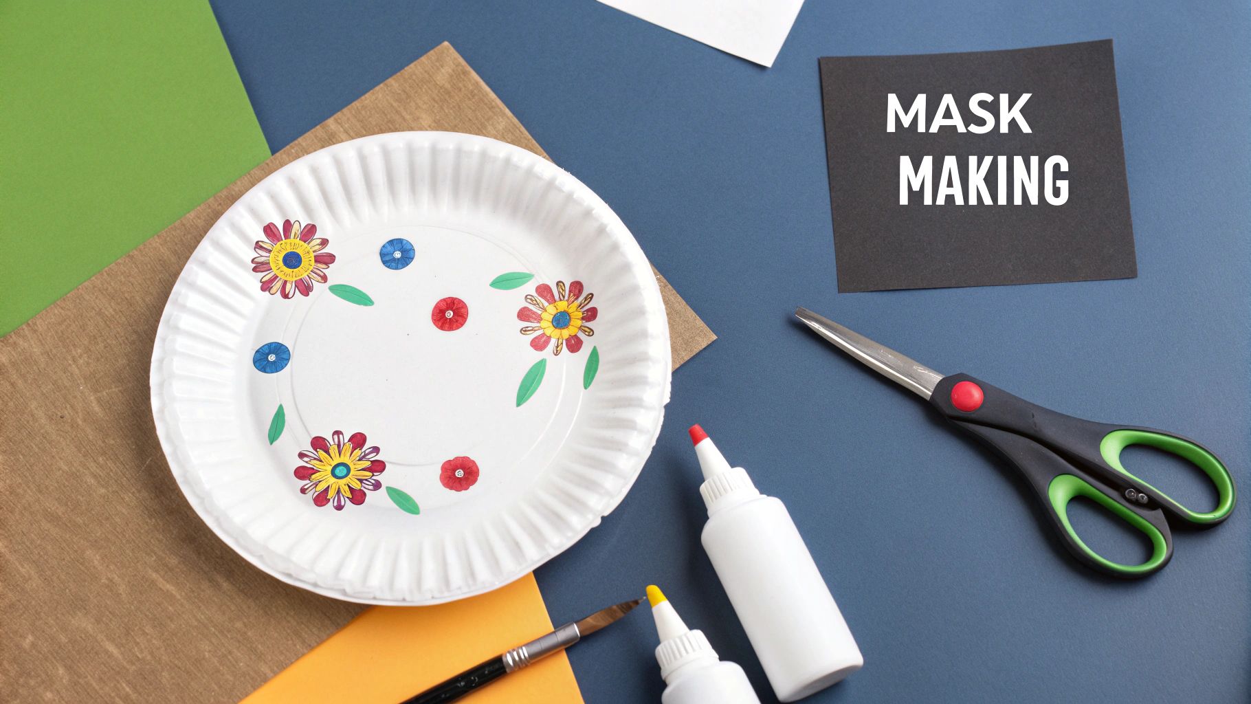 Paper Plate Mask Making