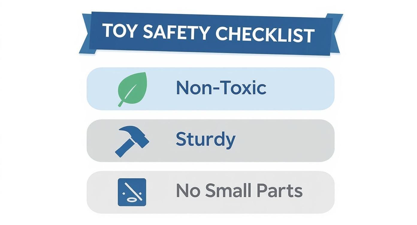 Infographic about best educational toys for 18 month old