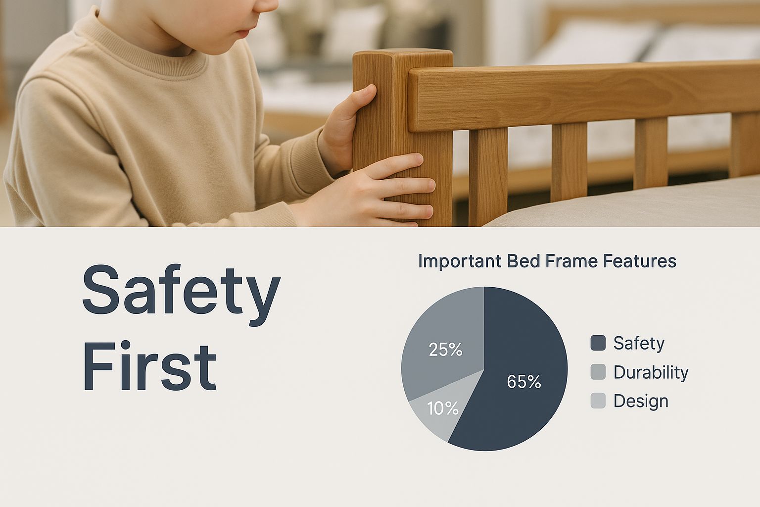 Infographic about children's furniture shop