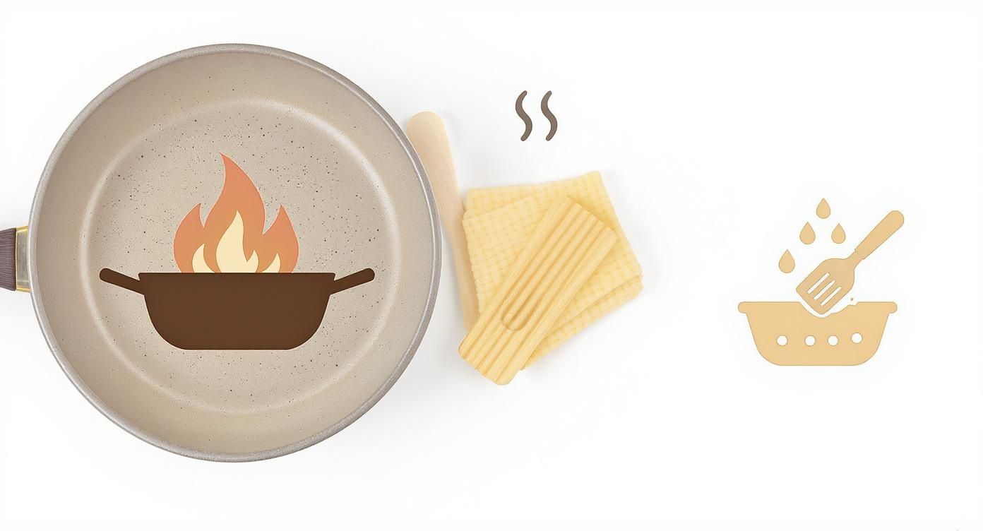 Infographic about is ceramic cookware safe