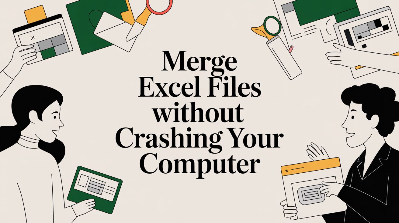 Merge Excel Files Without Crashing Your Computer