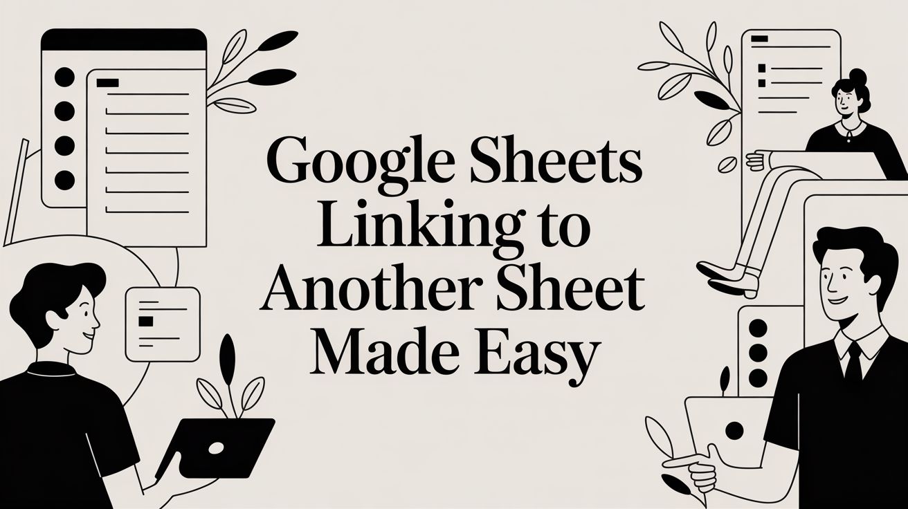 Google Sheets Linking to Another Sheet Made Easy