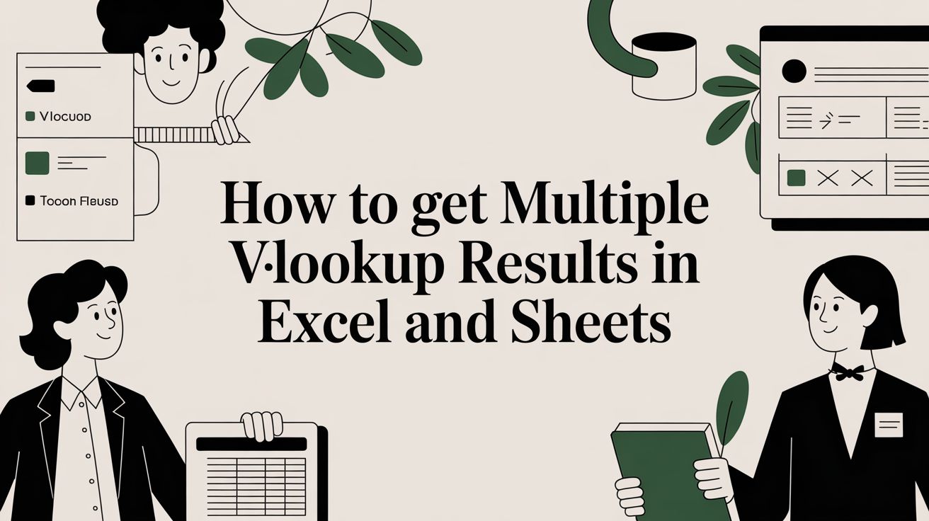 How to Get Multiple VLOOKUP Results in Excel and Sheets