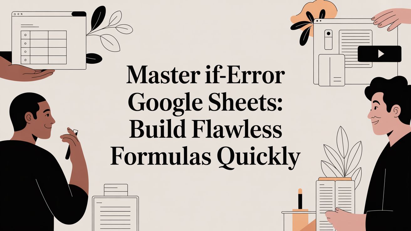 Master iferror google sheets: Build Flawless Formulas Quickly