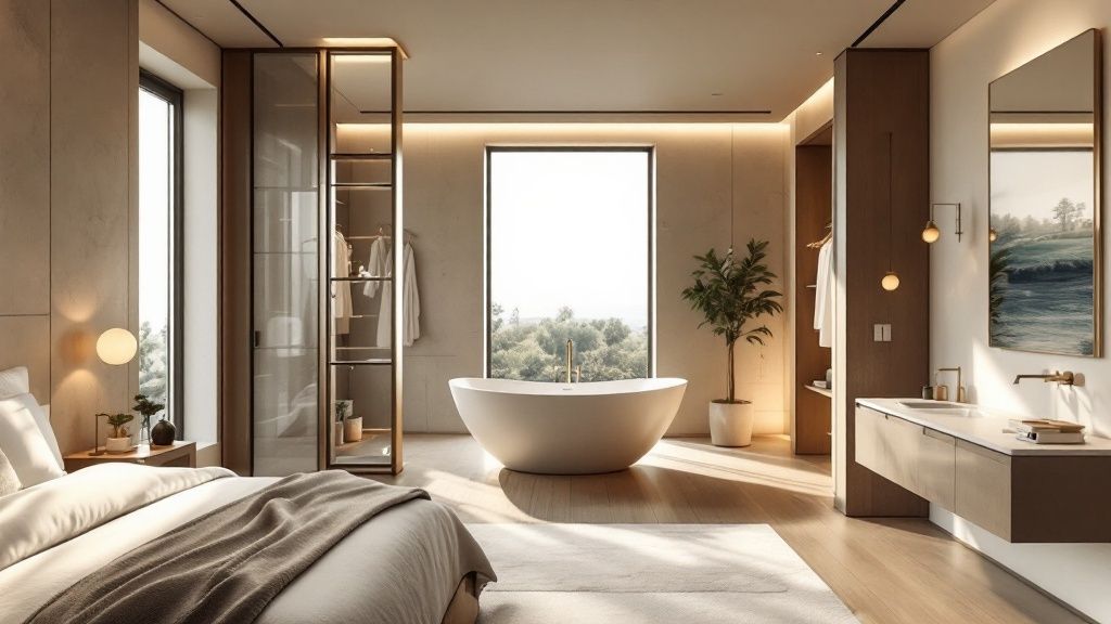 Suite Parentale avec Salle de Bain Ouverte