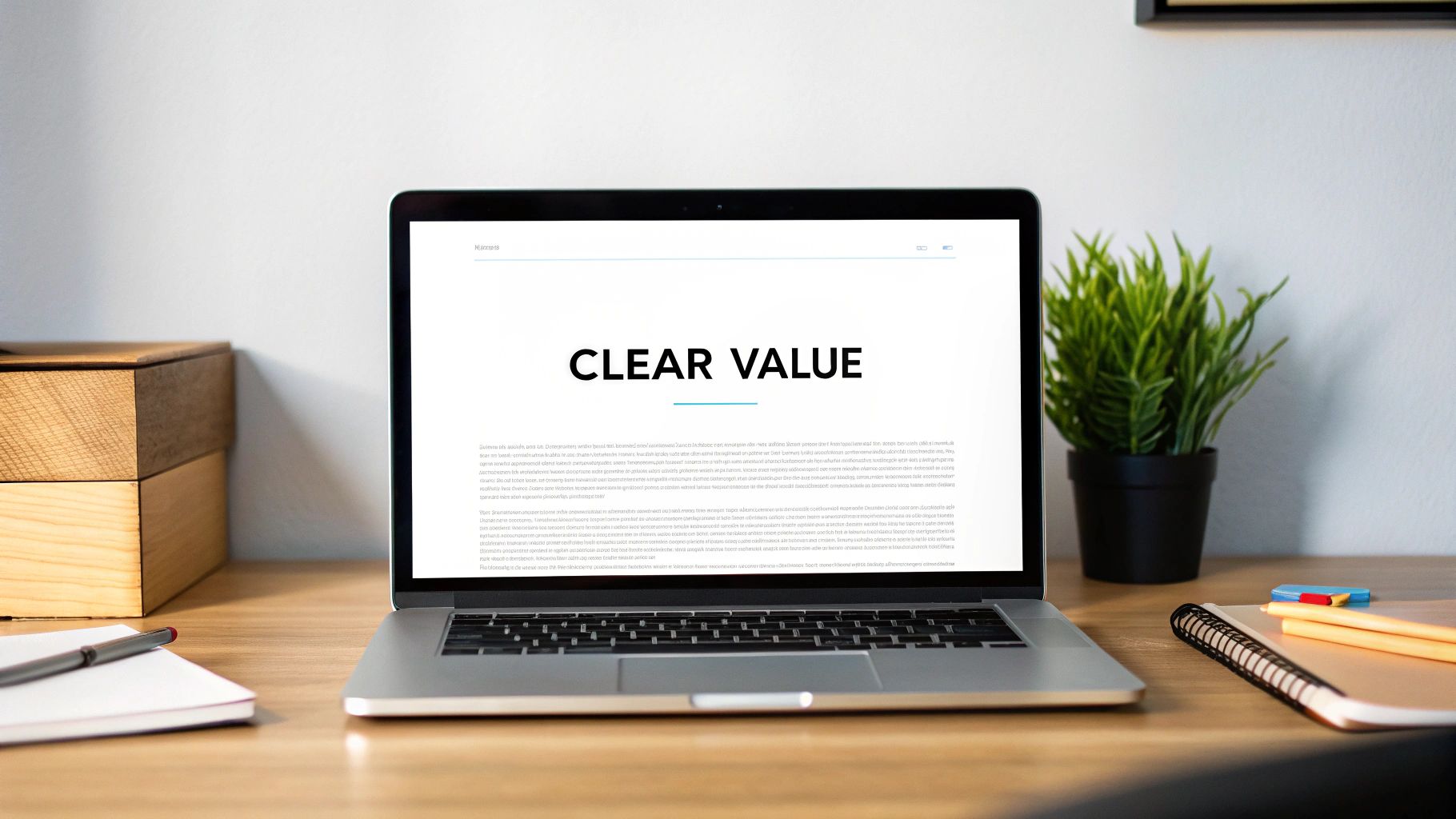Clear and Compelling Value Proposition