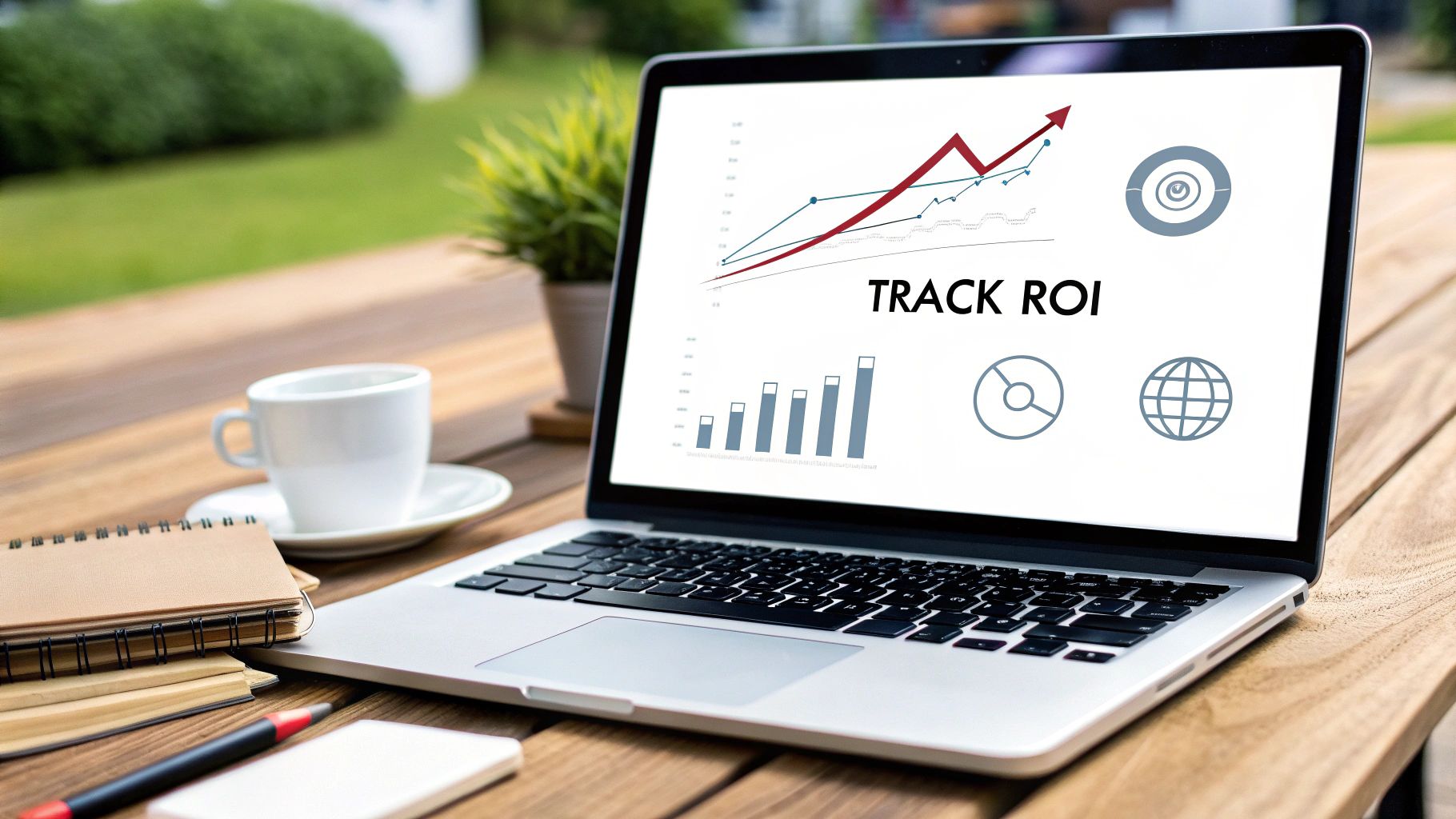Dashboard showing off page SEO metrics