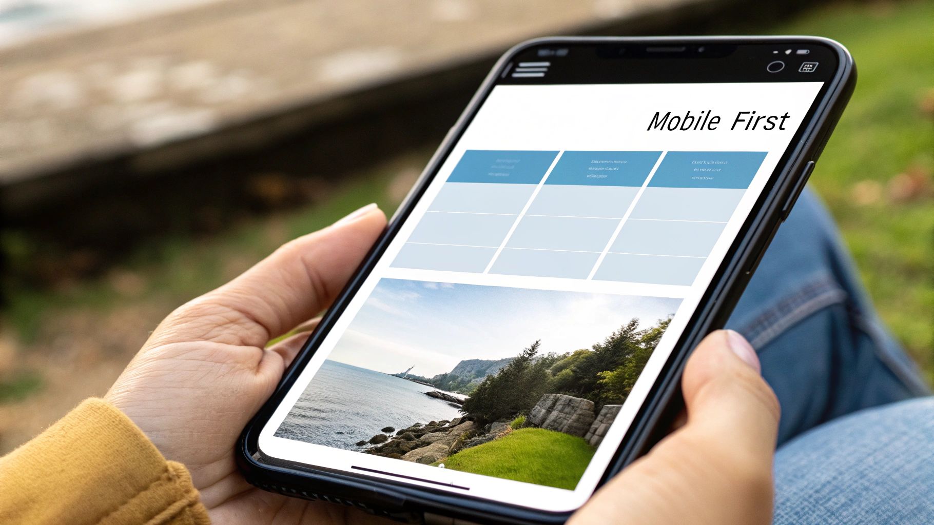 Mobile-First Responsive Design