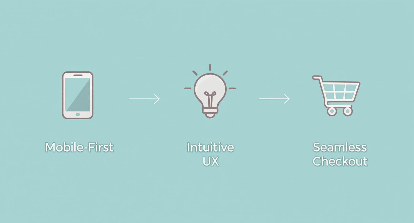 Infographic about ecommerce solution development