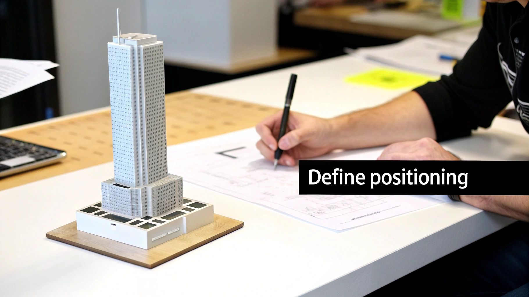 Illustration of interconnected marketing channels