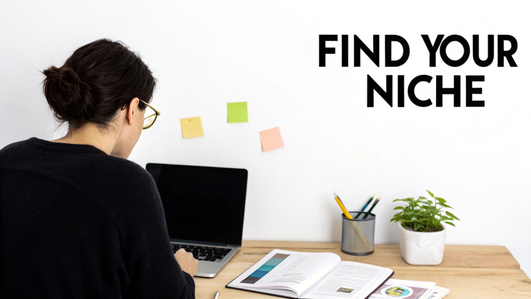 An image of a person planning their affiliate marketing website strategy on a whiteboard.