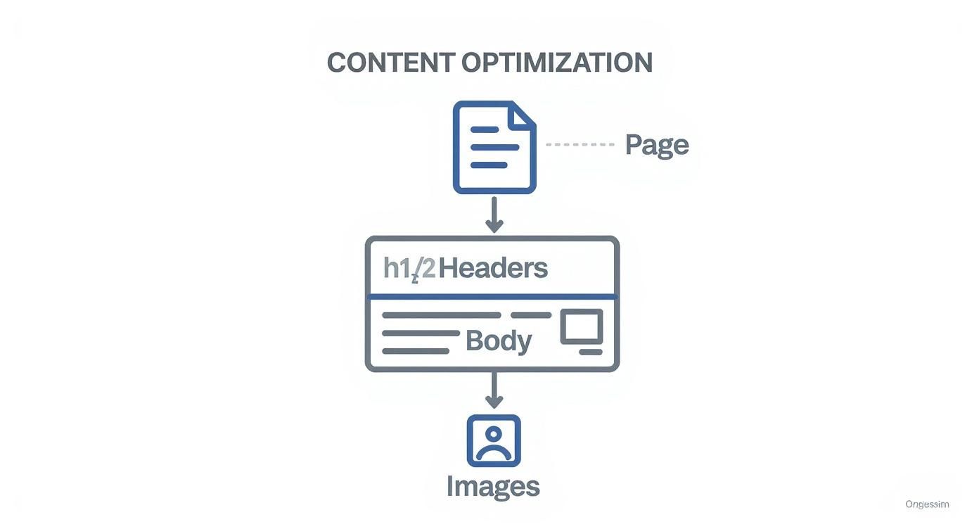 Infographic about on site optimization