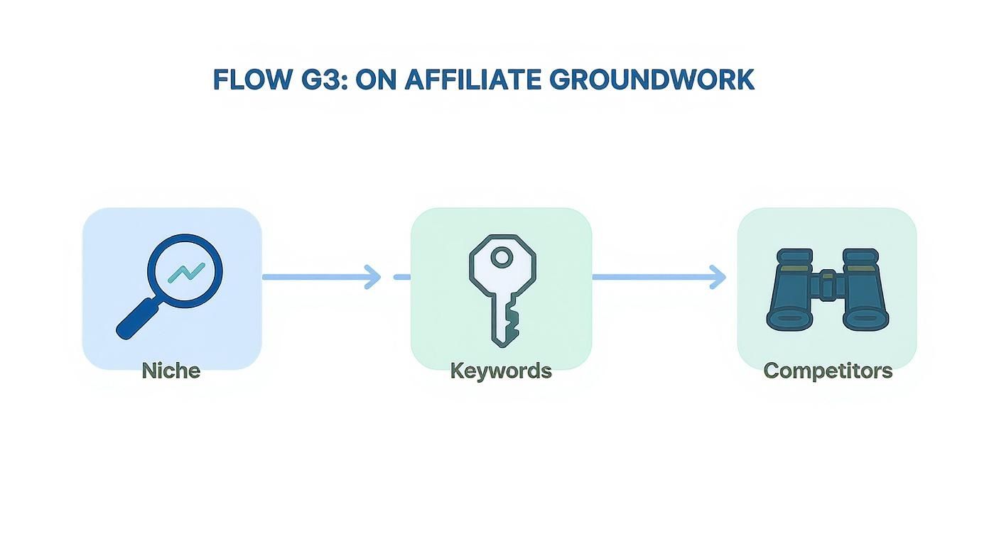 Infographic about build an affiliate marketing website