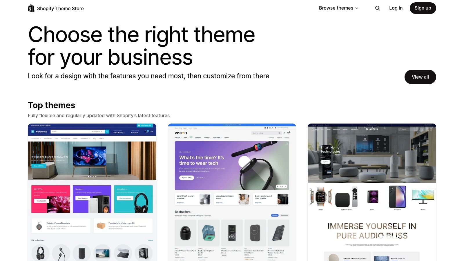 Shopify Theme Store