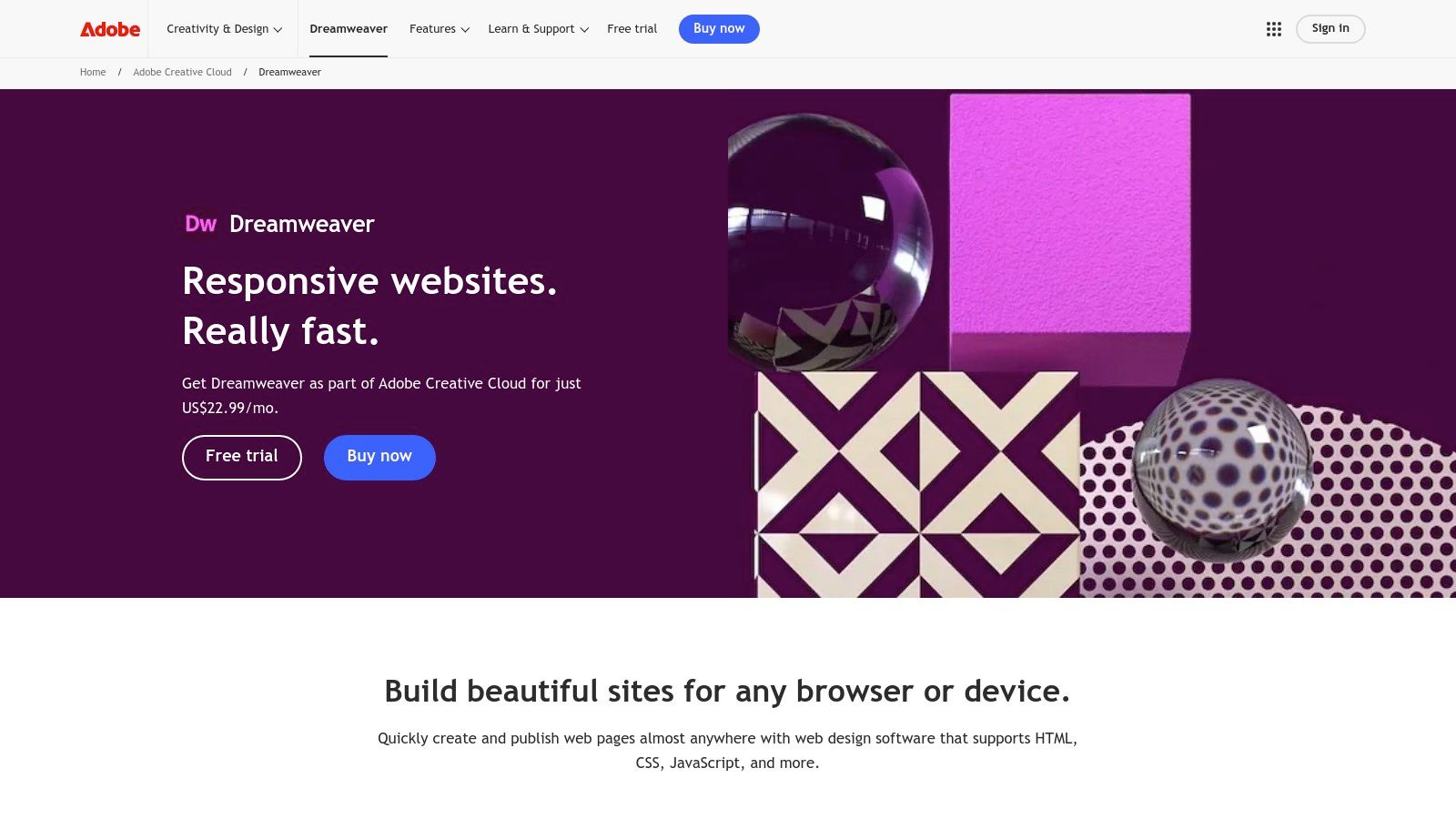 Adobe Dreamweaver