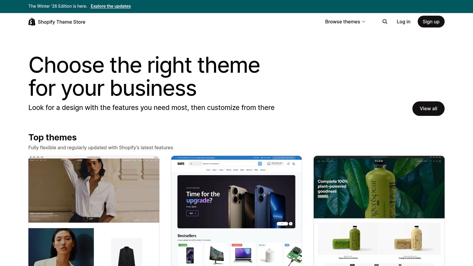 Shopify Theme Store