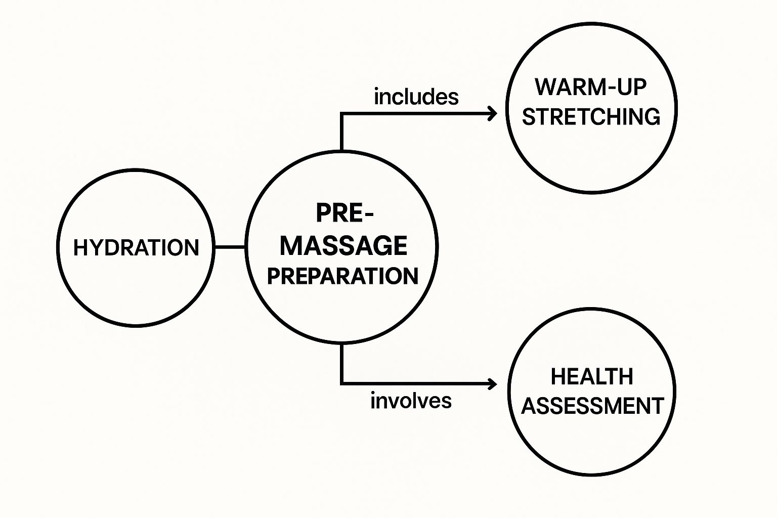 Infographic about deep tissue massage for athletes