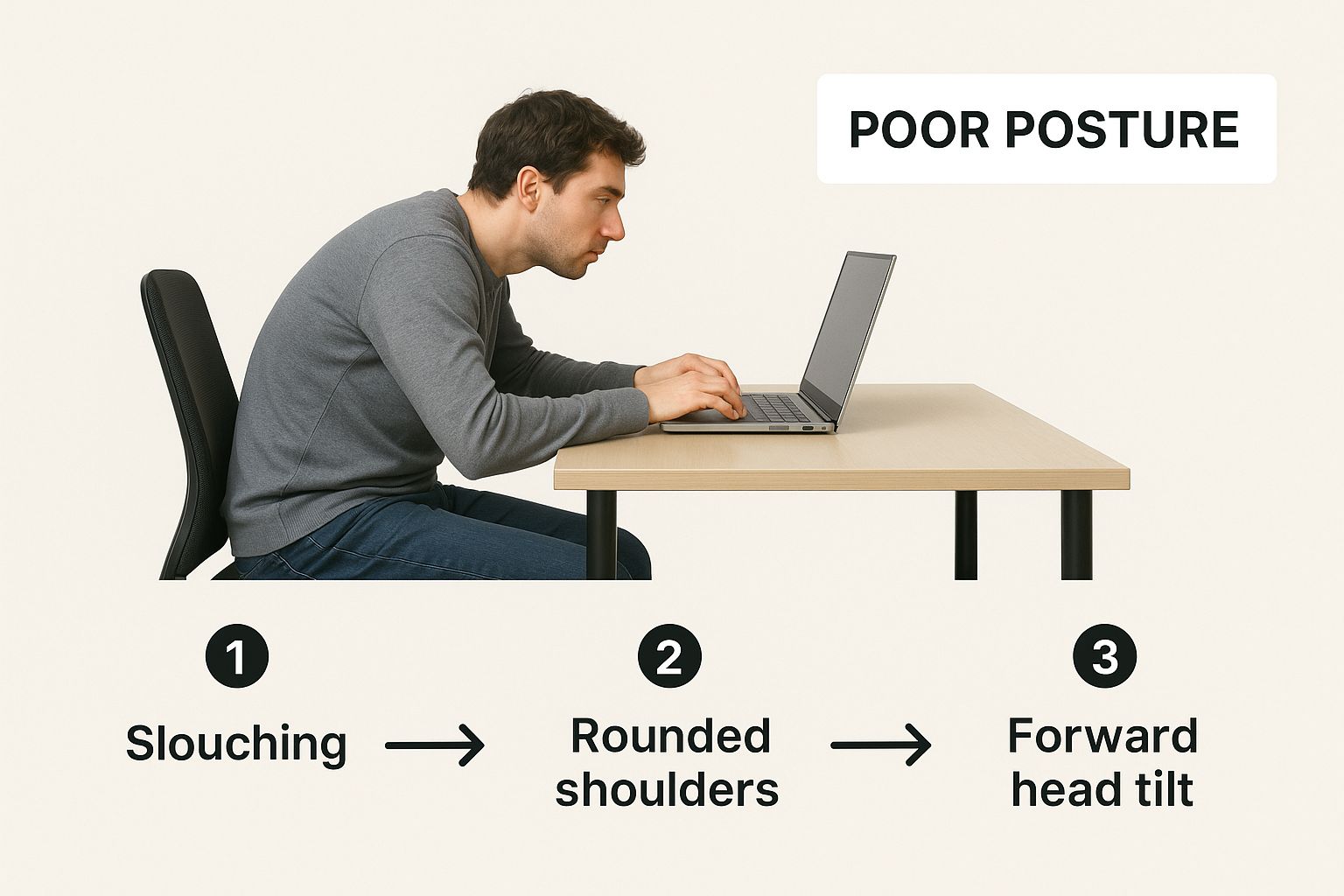 Infographic about massage for neck and shoulder pain