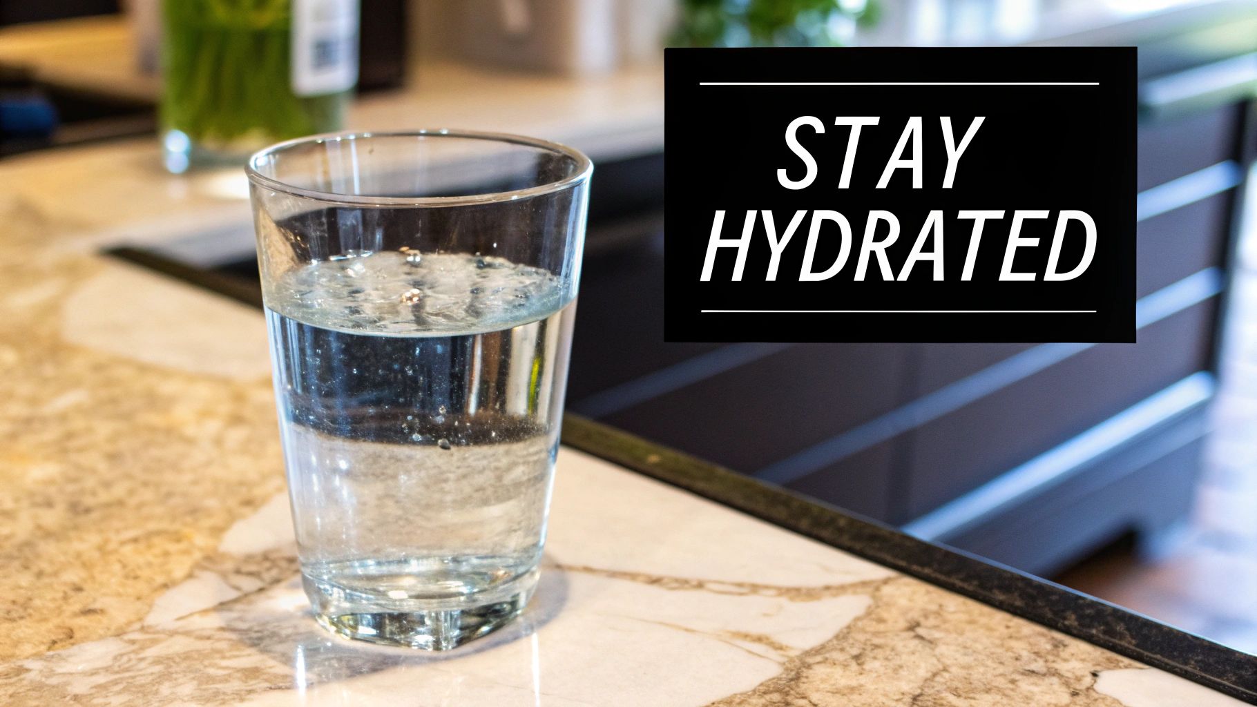 Hydrate Properly 24 Hours Before