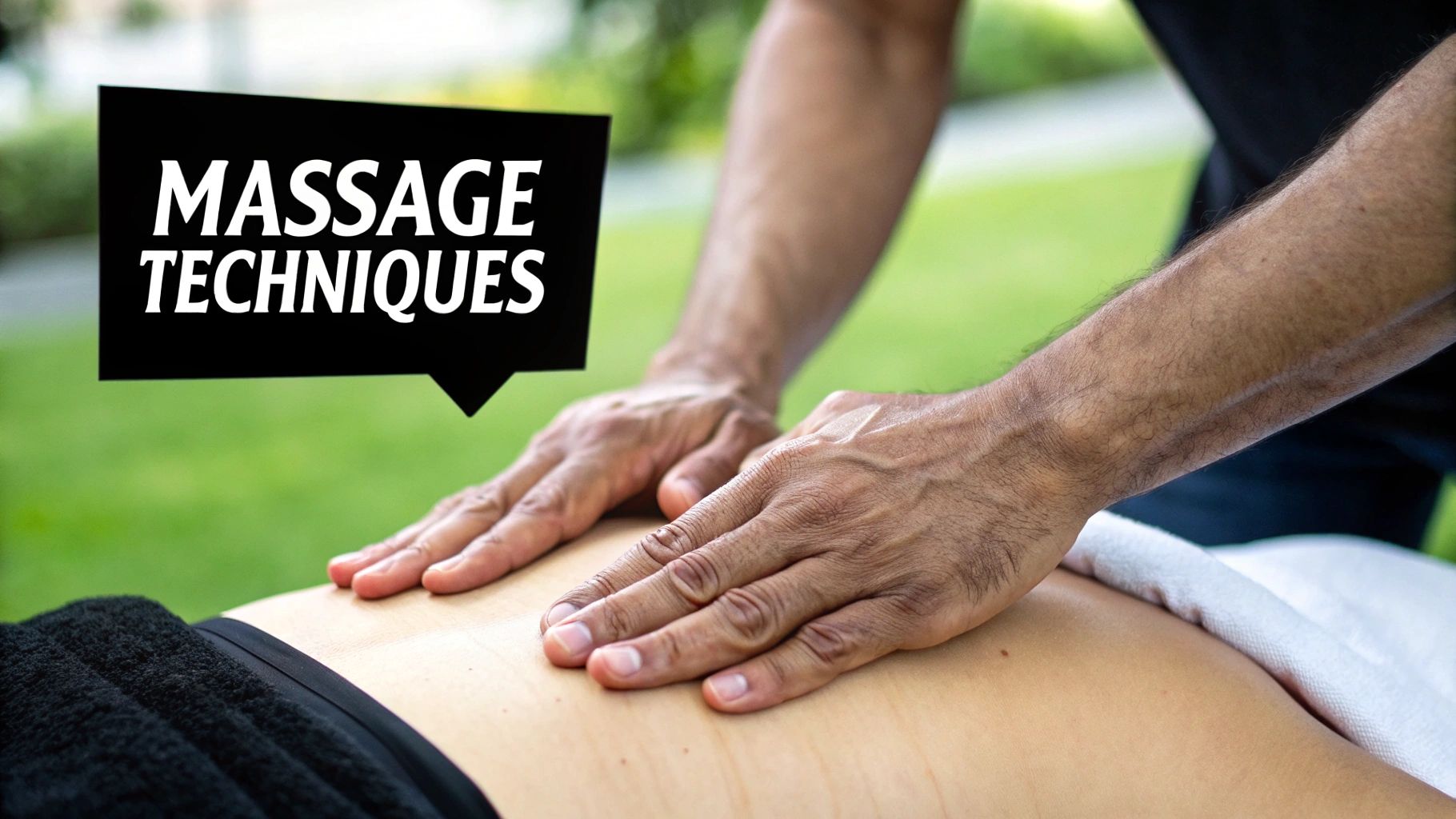 A serene massage room with a neatly prepared massage table and soft lighting.