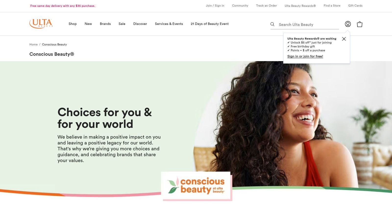 Ulta Beauty – Conscious Beauty