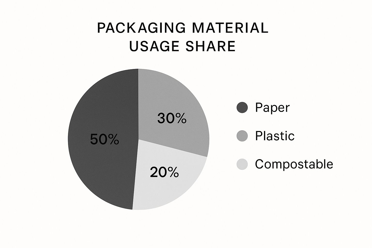 Infographic about packaging for baked goods