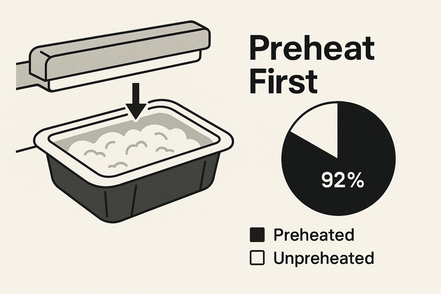 Infographic about how to keep food warm for delivery