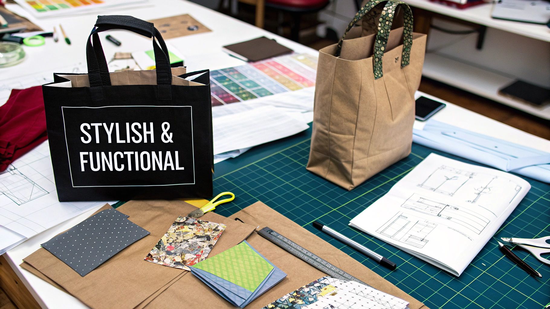 Restaurant takeout bags