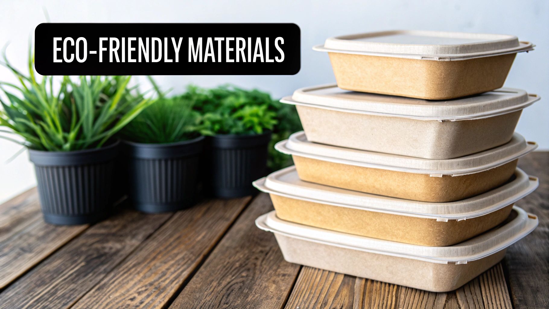 Businesses switching to biodegradable food containers