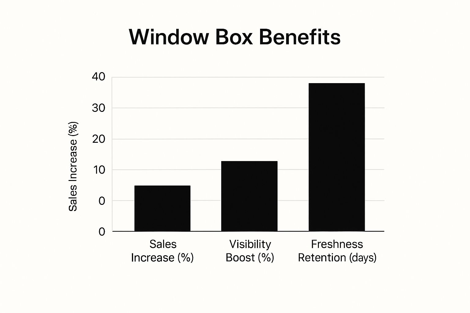 Infographic about cake boxes with window