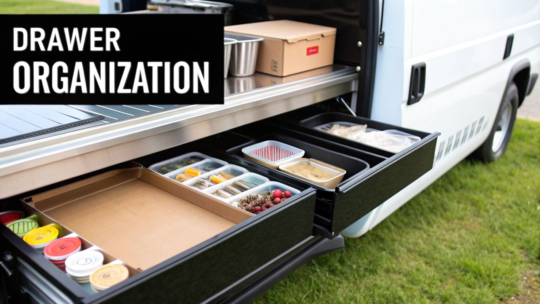 Food Truck Vertical Storage