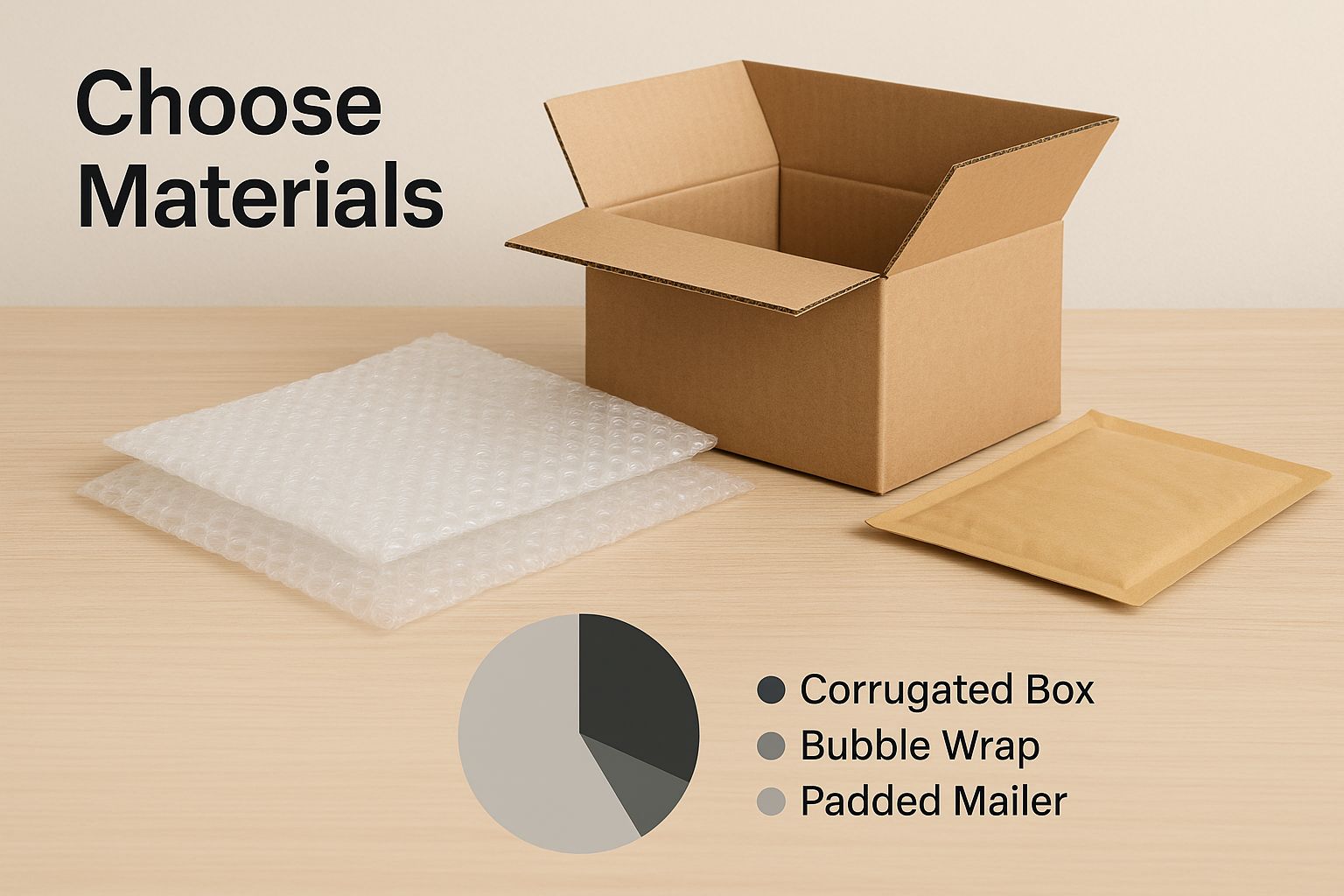 Infographic about how to pack cookies for shipping