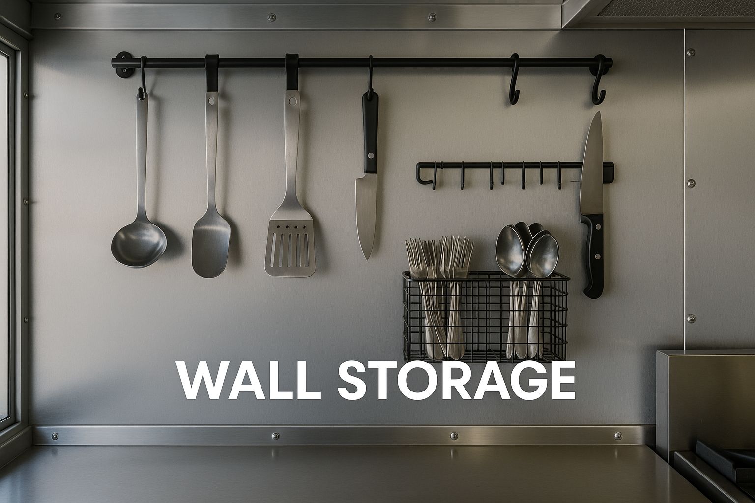Infographic about food truck storage ideas