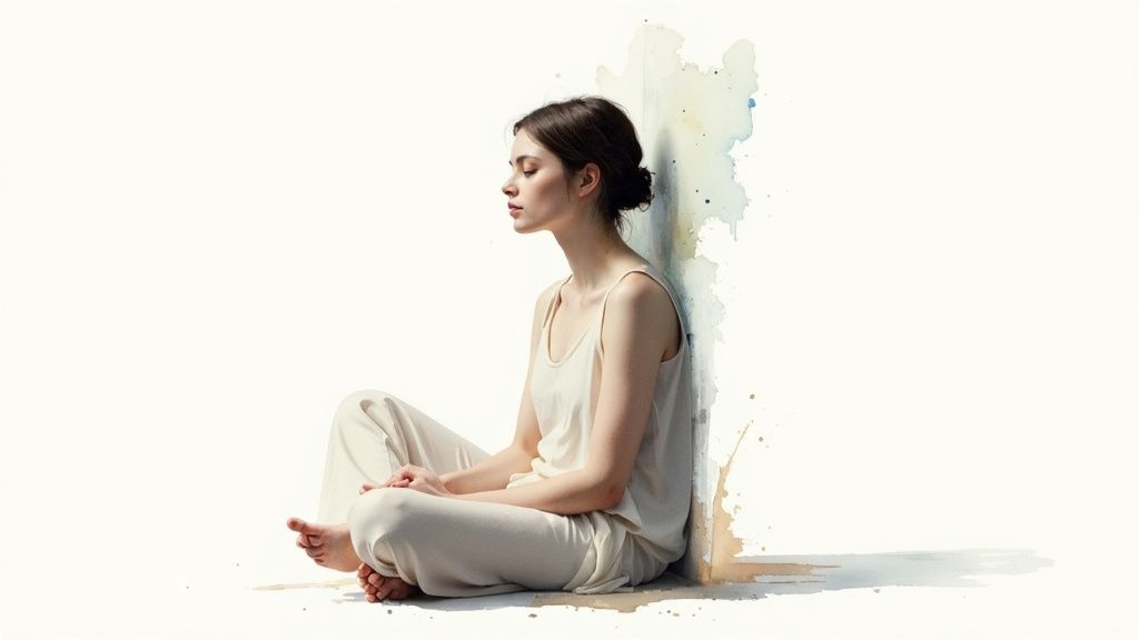 Wie erkenne ich meine bedürfnisse: ein ehrlicher weg zurück zu dir Eine person sitzt in nachdenklicher haltung am fenster und schaut nachdenklich nach draußen, was die selbstreflexion symbolisiert.