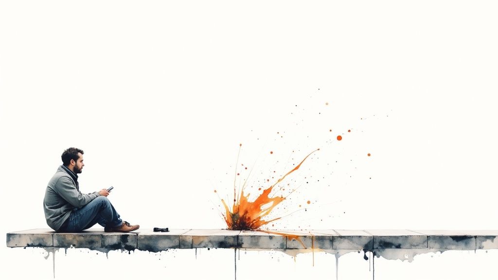 Wie finde ich wieder zu mir selbst? Ein ehrlicher wegweiser für deinen neubeginn Eine frau sitzt nachdenklich auf einer fensterbank und schaut nach draußen.