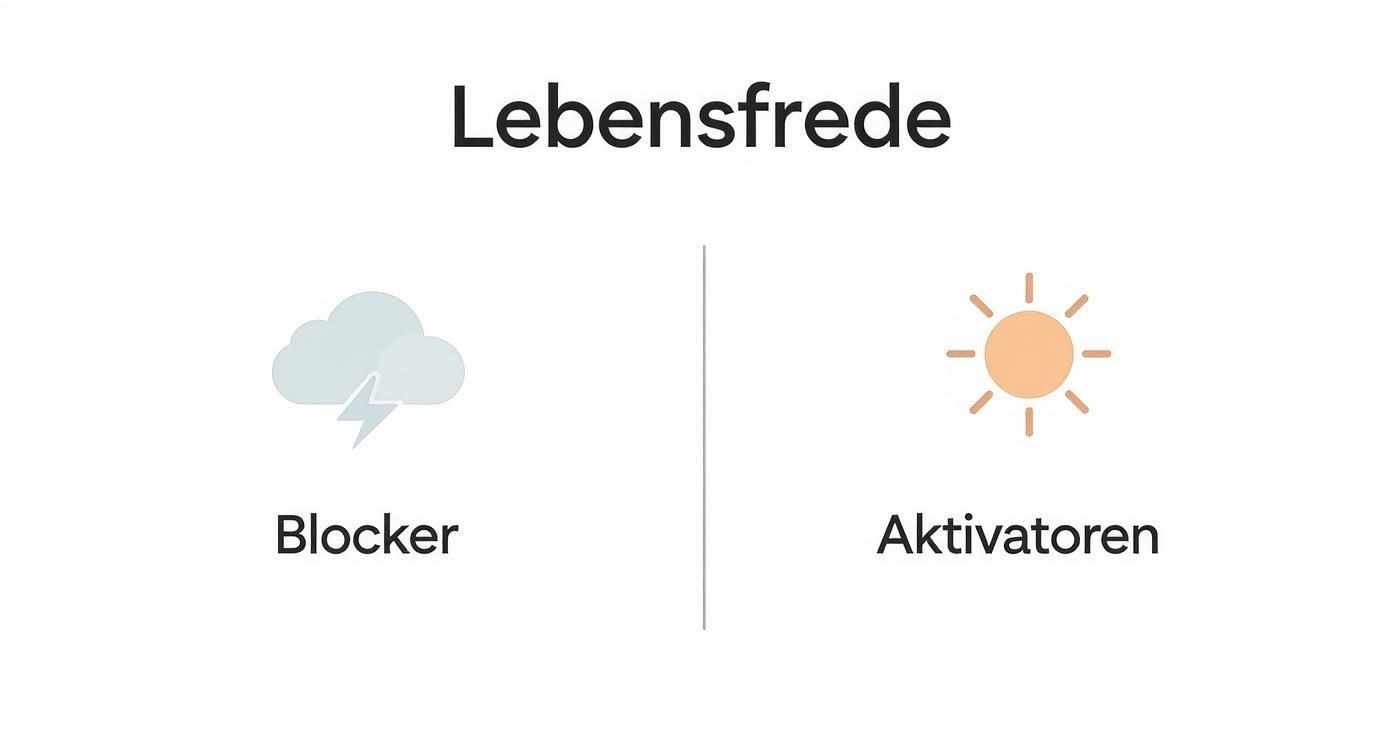 Wieder lebensfreude finden: ein sanfter leitfaden zurück zu dir Infographic about wieder lebensfreude finden