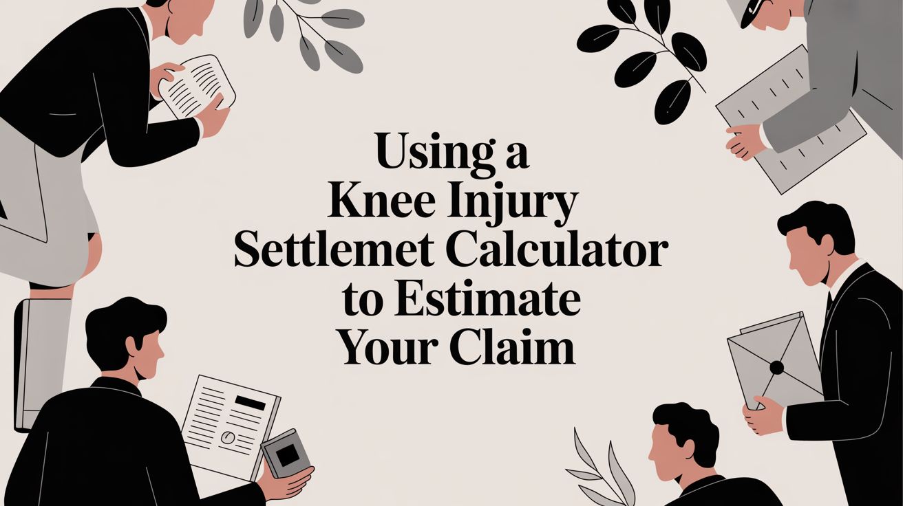 Using a Knee Injury Settlement Calculator to Estimate Your Claim
