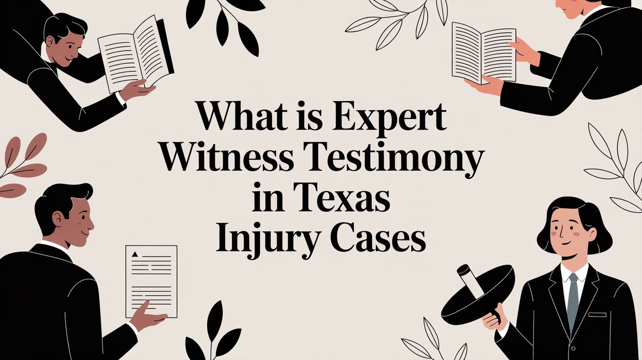 What Is Expert Witness Testimony in Texas Injury Cases