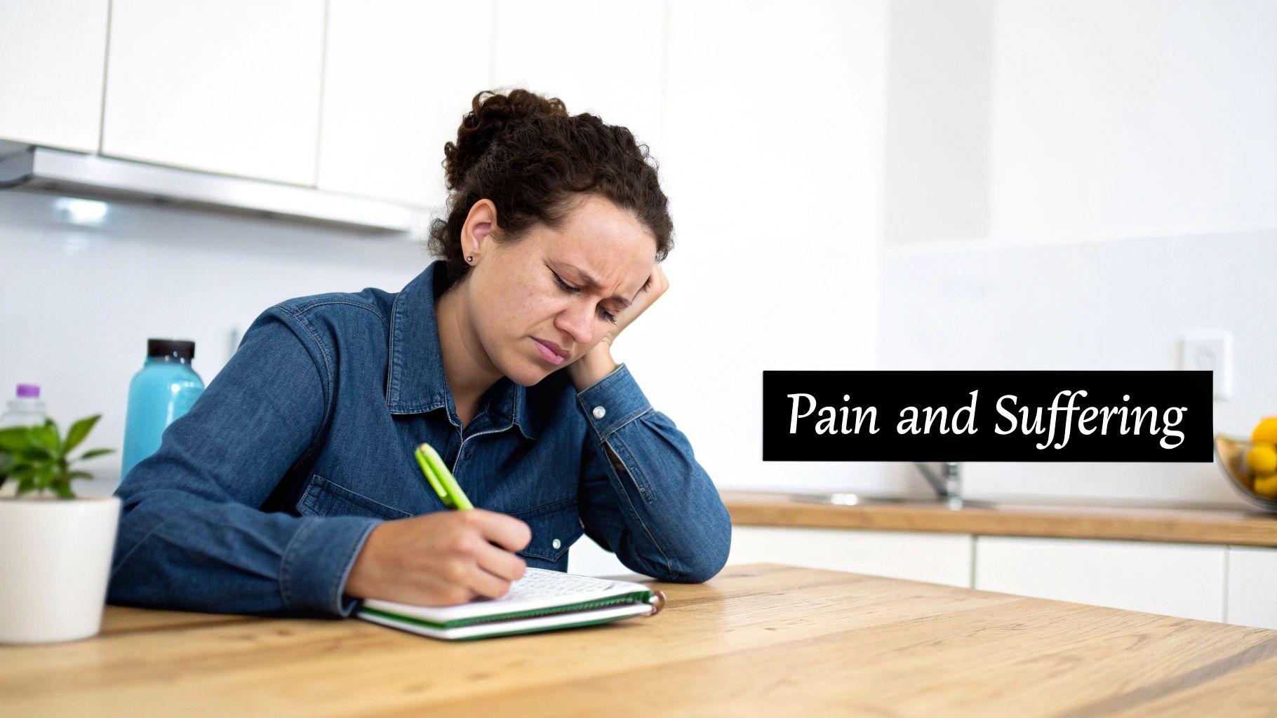 A gavel and scales of justice, symbolizing how Texas law affects a car accident settlement.
