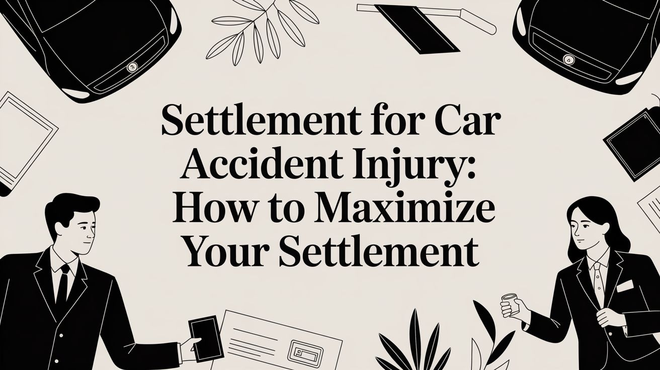 Settlement for car accident injury: How to Maximize Your Settlement