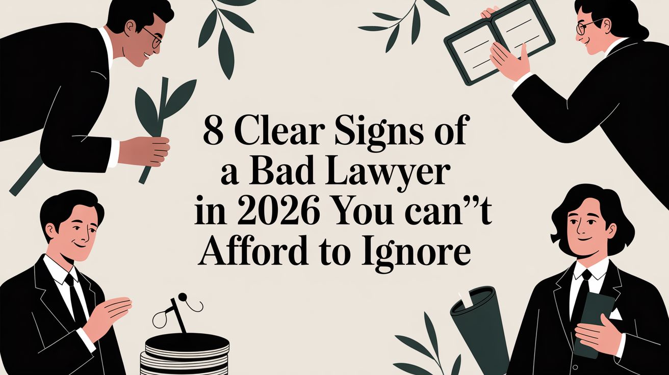 8 Clear Signs of a Bad Lawyer in 2026 You Can’t Afford to Ignore - Related article thumbnail