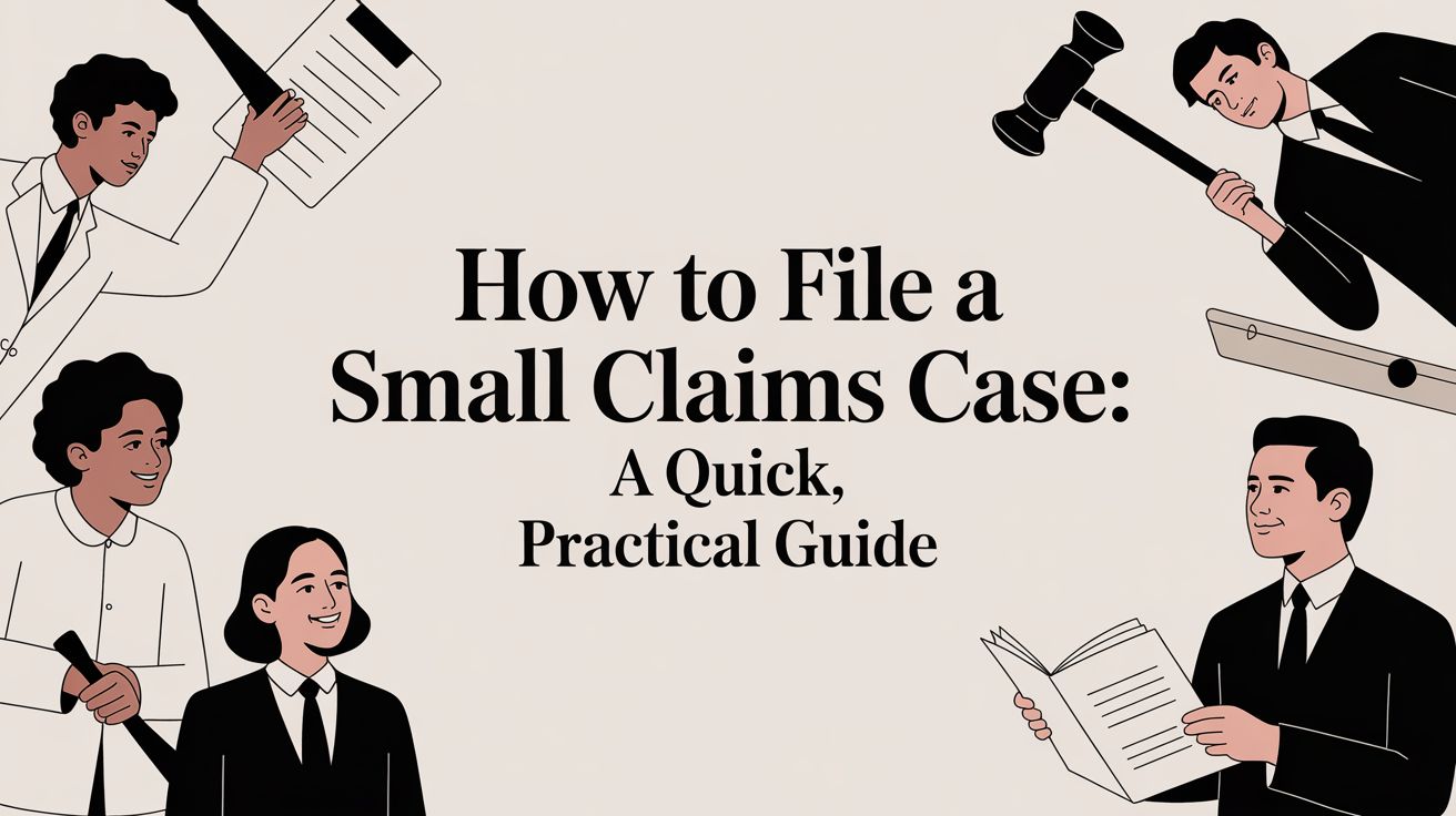 How to file a small claims case: A quick, practical guide