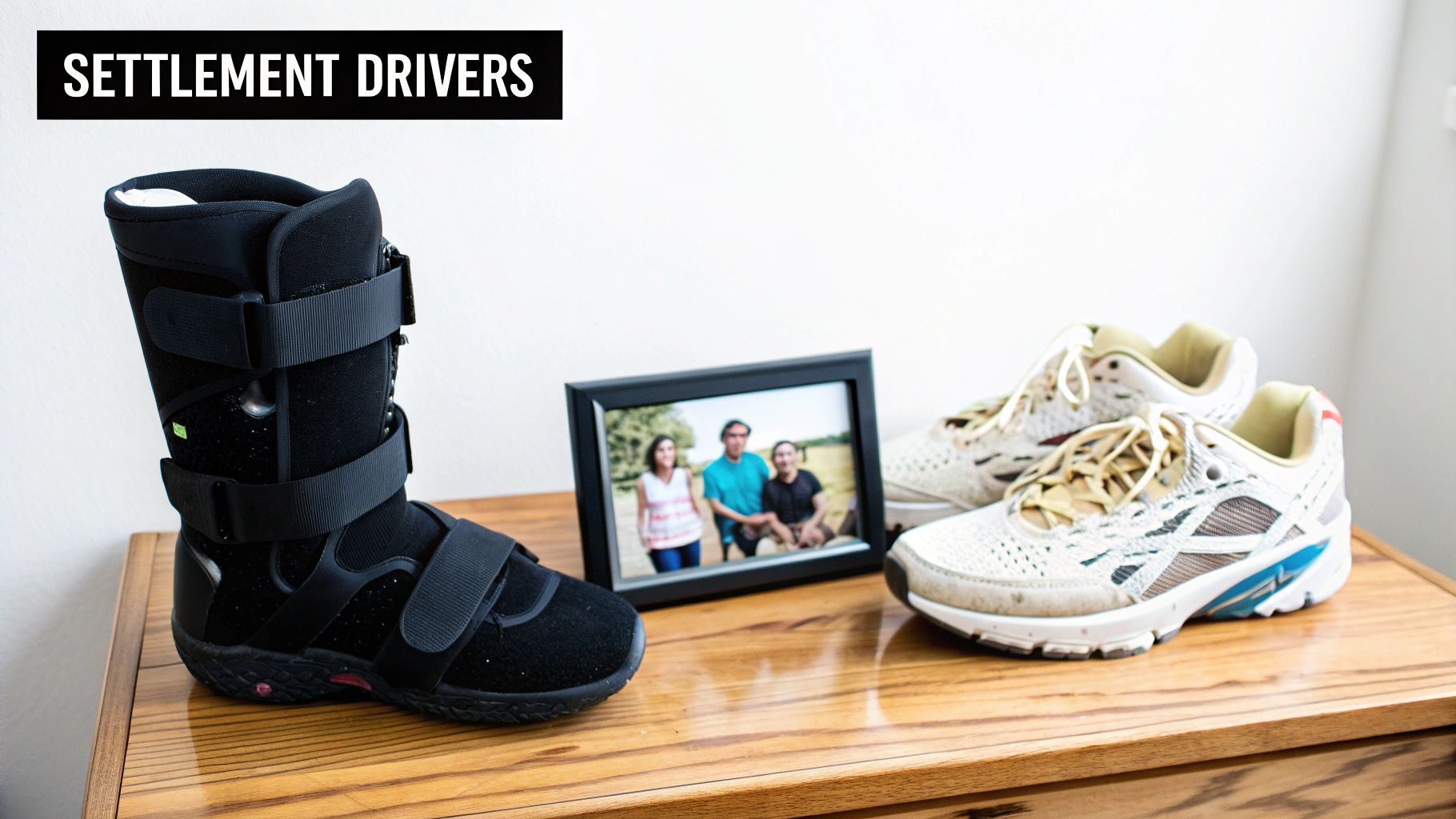 A close-up of a legal document with a pen, signifying the details of a settlement agreement.