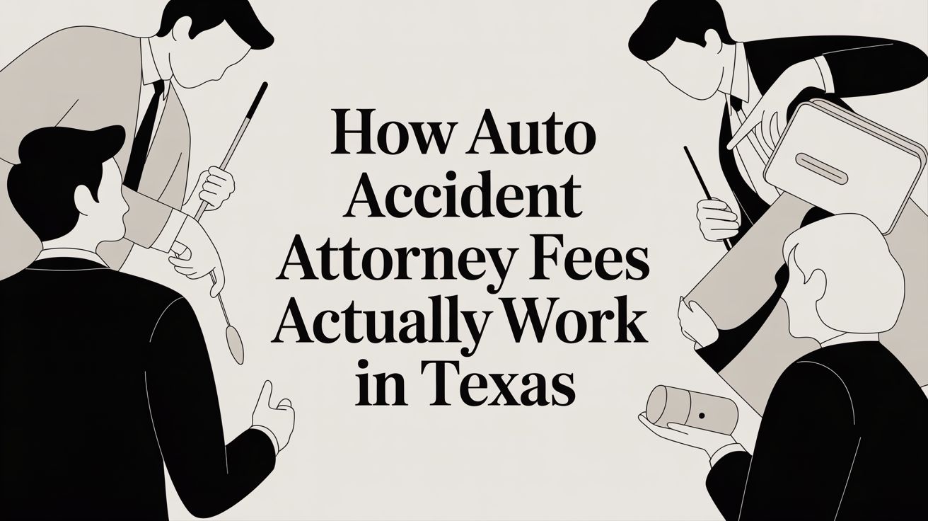 How Auto Accident Attorney Fees Actually Work in Texas