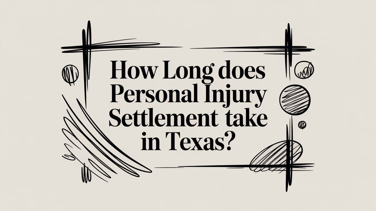 How long does personal injury settlement take in Texas?
