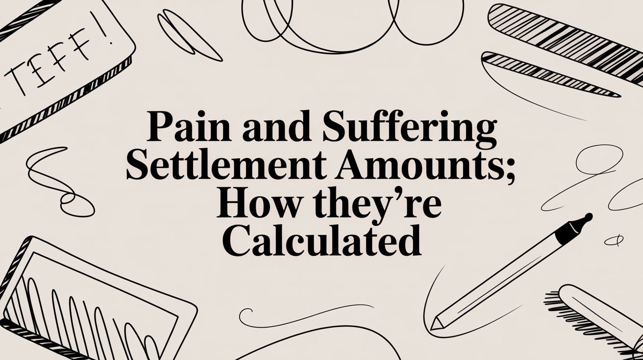 Pain and Suffering Settlement Amounts: How They're Calculated