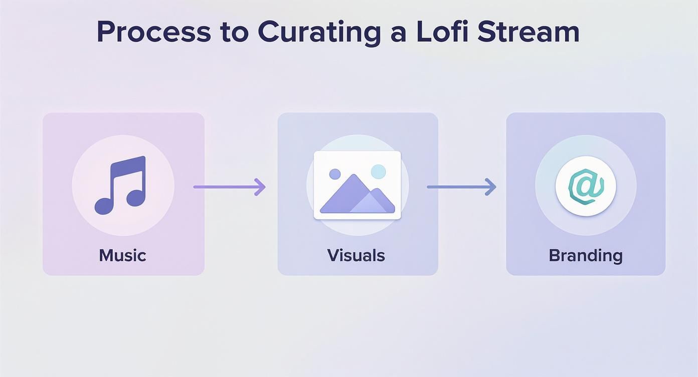 Infographic about lofi hip hop youtube
