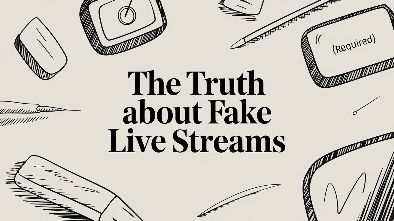 The Truth About Fake Live Streams